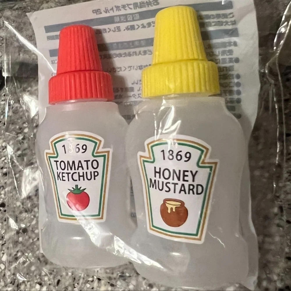 Mini Plastic Ketchup And Mustard